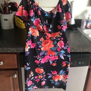 Off the shoulder floral dress